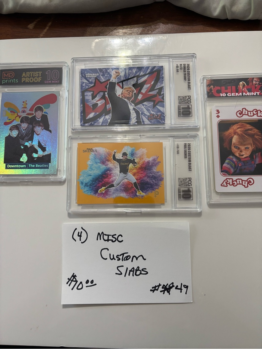 Miscellaneous Custom Cards slabs